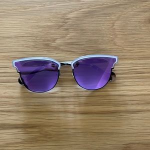 Moncler purple polarized sunglasses